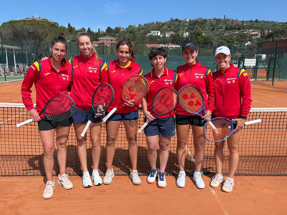 La selección española, preparada