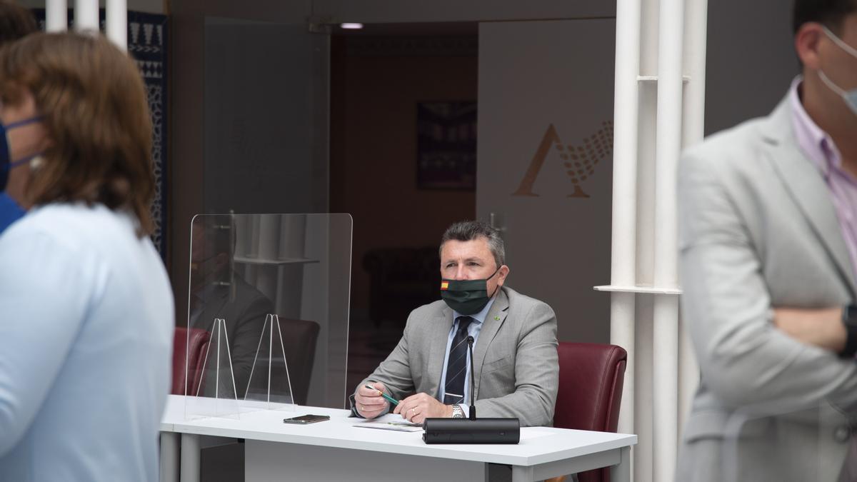 Pascual Salvador, único diputado de Vox en la Asamblea.