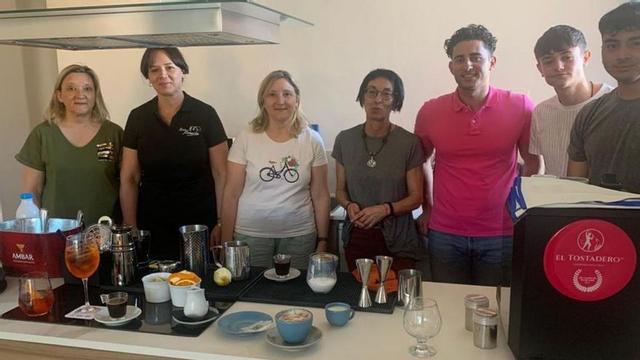Uno de los cursos se centró en el sector de la hostelería. | SERVICIO ESPECIAL