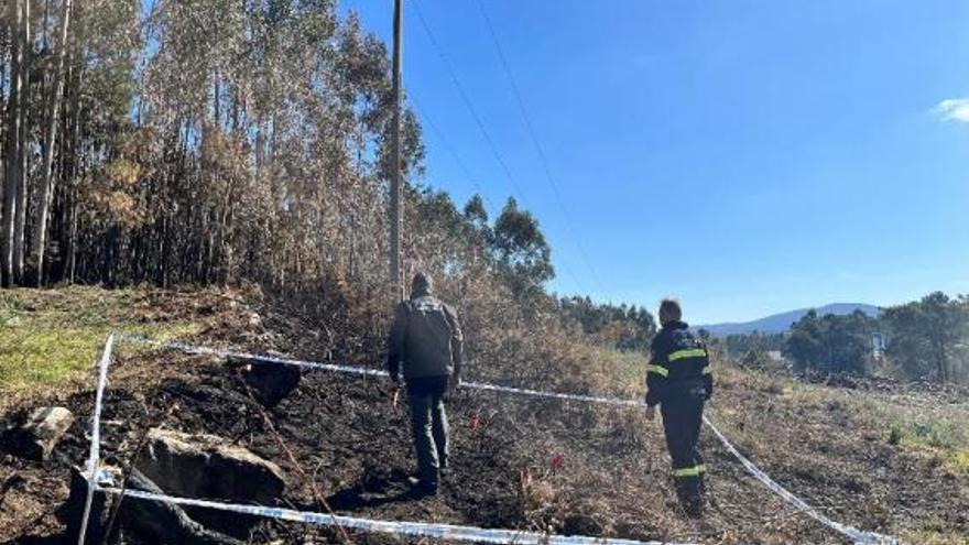 Investigan al autor de una tala por un incendio en Vilanova