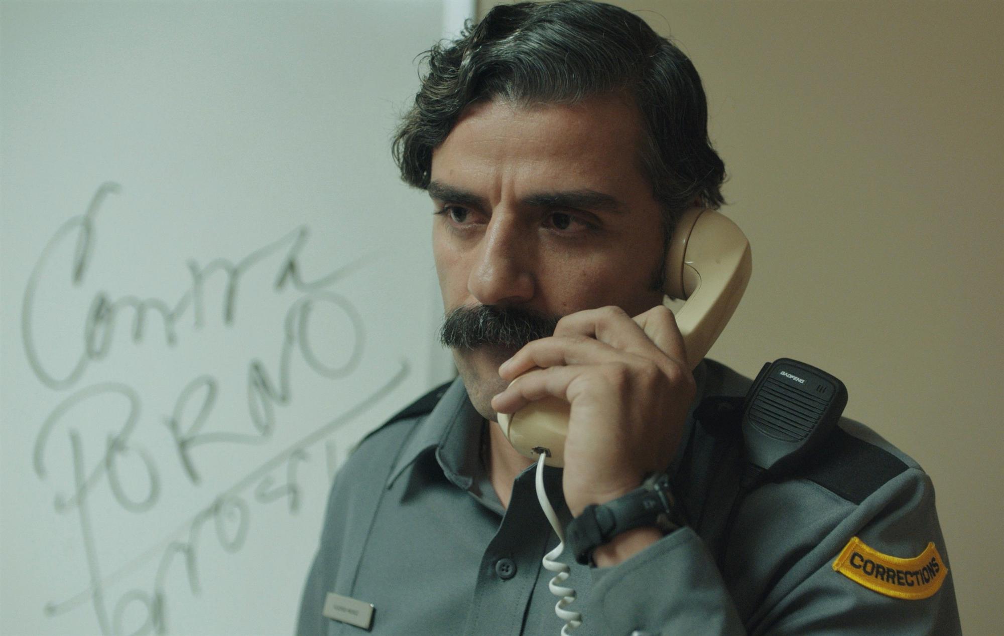 El actor Oscar Isaac al cortometraje 'The letter room'.