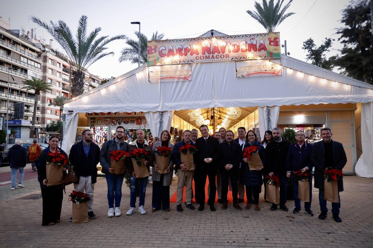 Inauguración de la Carpa Navideña de Comacor