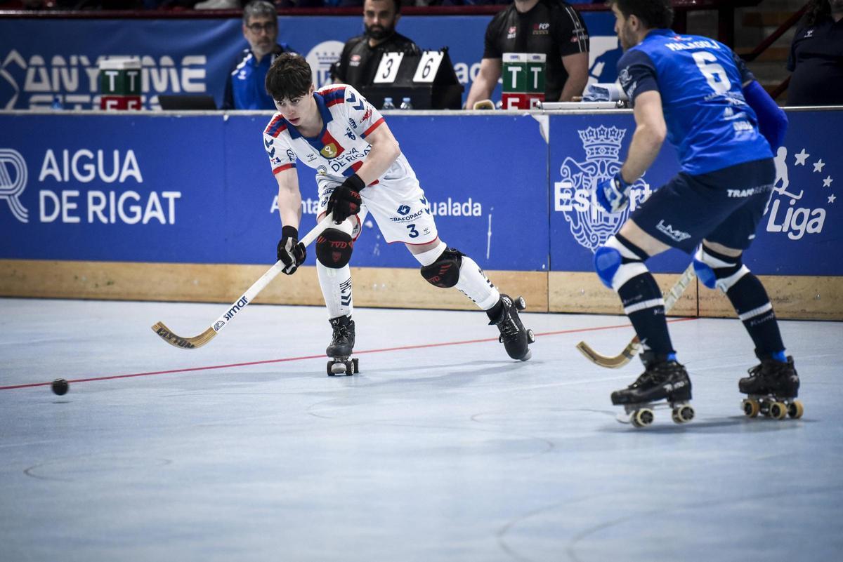 Biel Llanes ha donat l'assistència del gol de l'empat final a Àlex Cardil