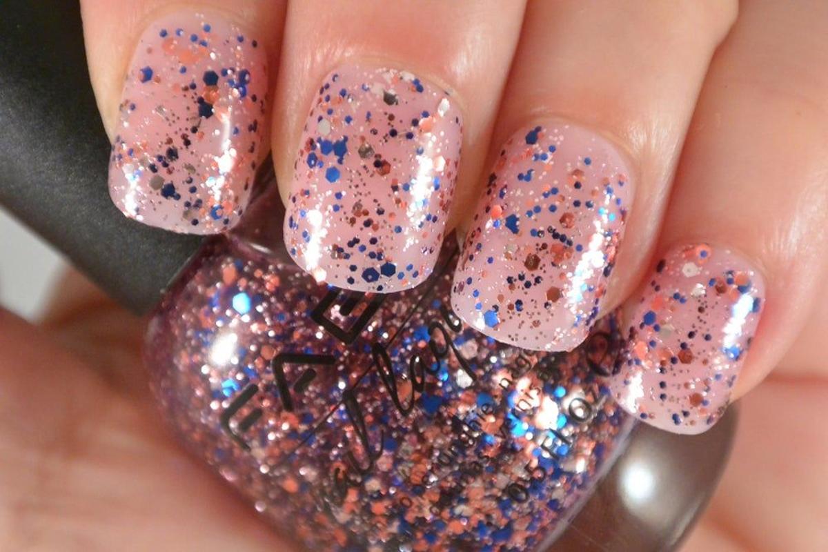 Pintauñas glitter de Faby Nails