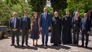 Los reyes Felipe y Letizia visitan Montserrat