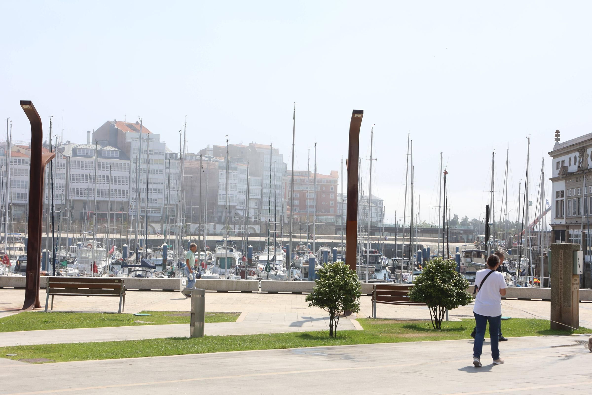 Julio arranca con días de niebla en A Coruña