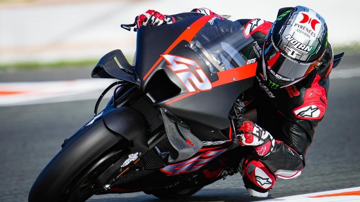 Álex Rins ya vuela con su Honda