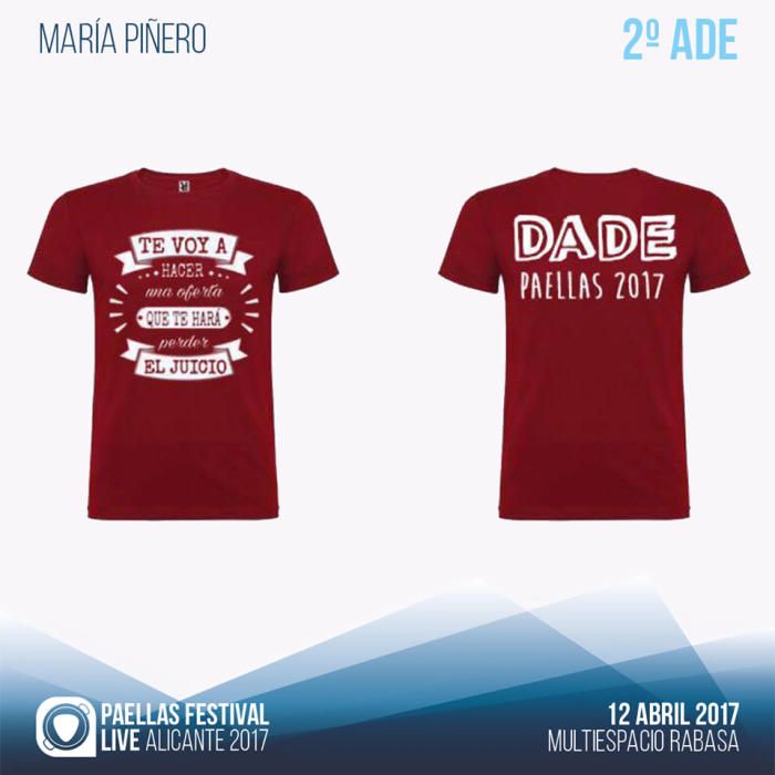 Camisetas para las Paellas 2017