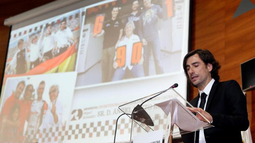 Gelete Nieto, durante su última visita a València para asistir a un homenaje a su padre.