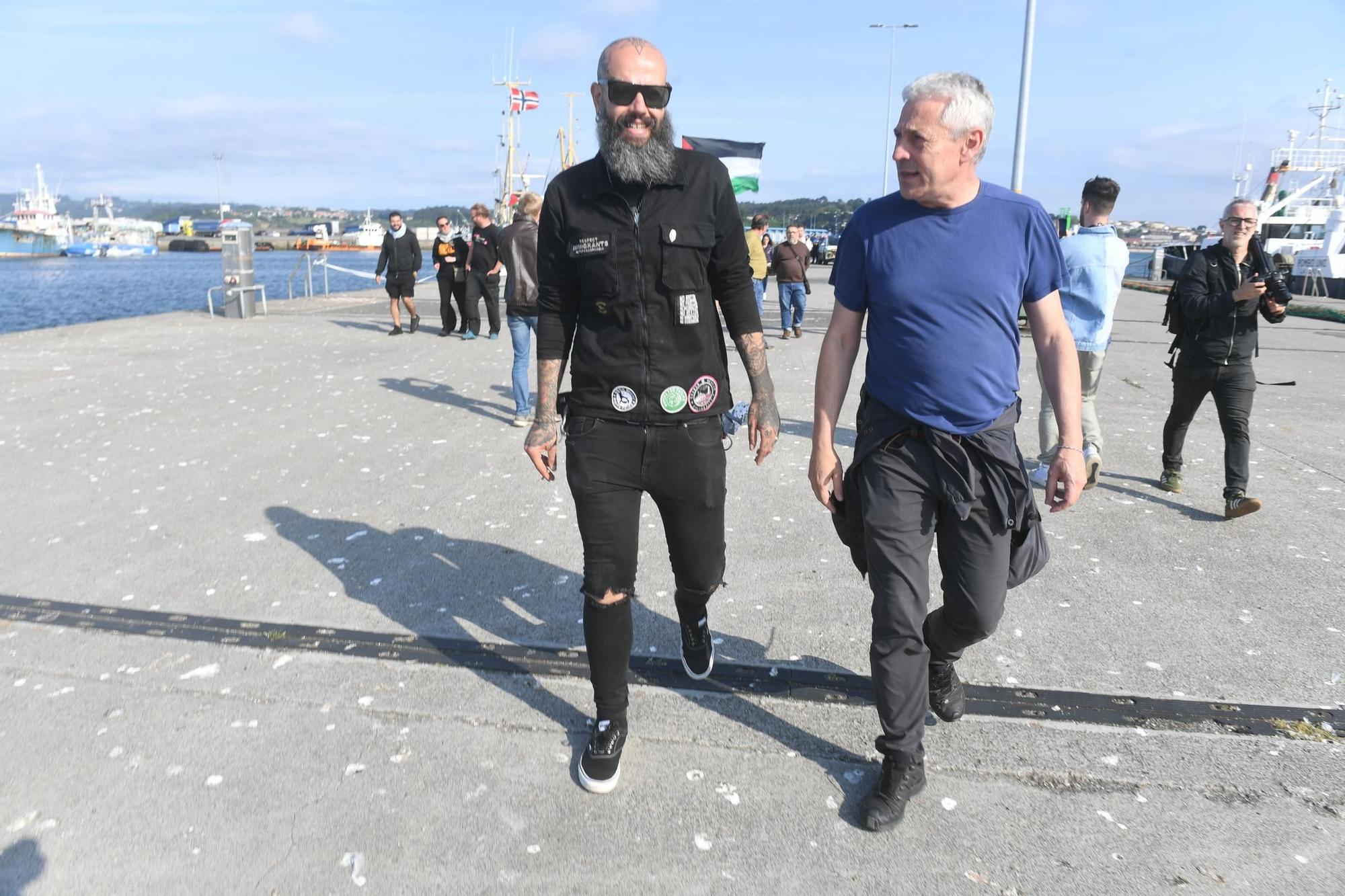 La 'Flotilla de la Libertad' llega a A Coruña