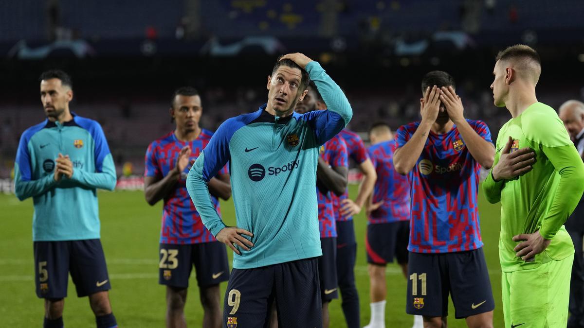 ¡Los jugadores del Barça muy tocados tras la derrota ante Bayern!