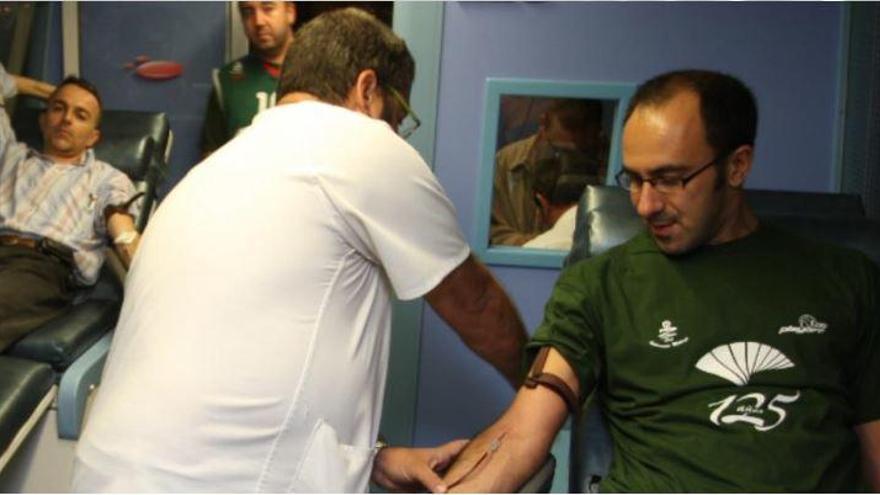 Donación de sangre promovida por el Unicaja.