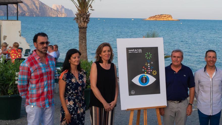 La mirada y la pasión por Altea centran el cartel y el texto del Castell de l&#039;Olla