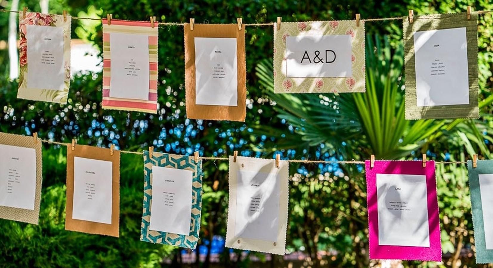 Bodas campestres: telas