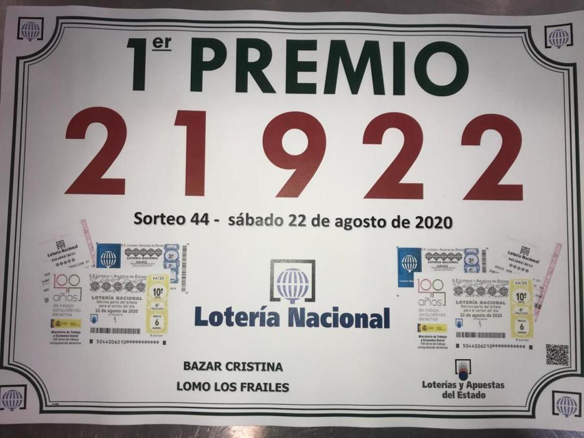 La Lotería Nacional cae en Las Palmas de Gran Canaria