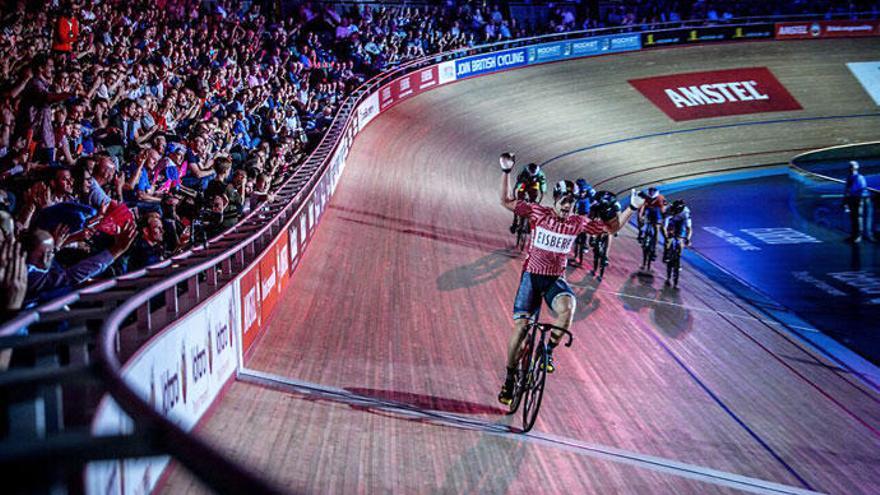 Maximilian Levy war bei der Qualifikation beim Sechstagerennen in Berlin erfolgreich.