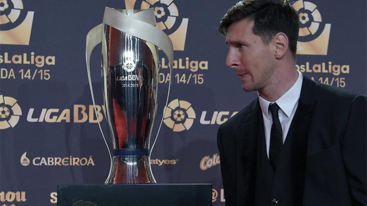 Leo Messi, en la gala de la LFP