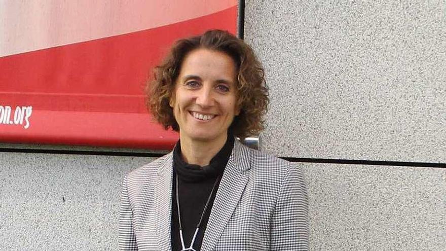 La gerente de la asociación de empresarios de Sabón, Marta Marzoa.