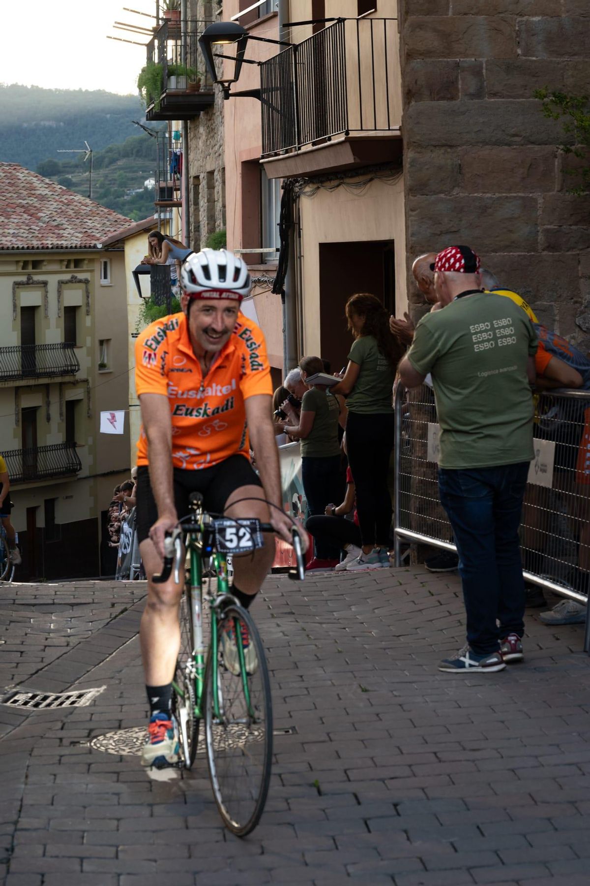 Ivan Sànchez, alcalde de Berga, disputant la Portal Attack