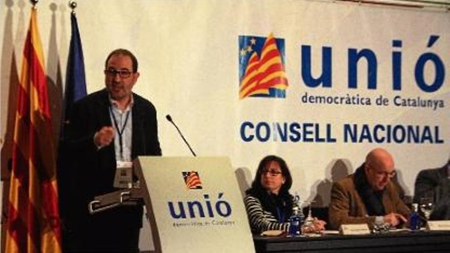 El secretari general d&#039;Unió Democràtica de Catalunya, Ramon Espadaler.