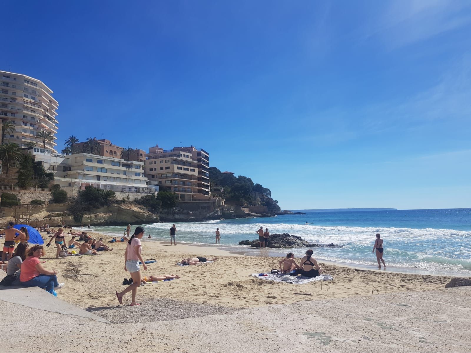 Mallorca disfruta de otro día de agradables temperaturas