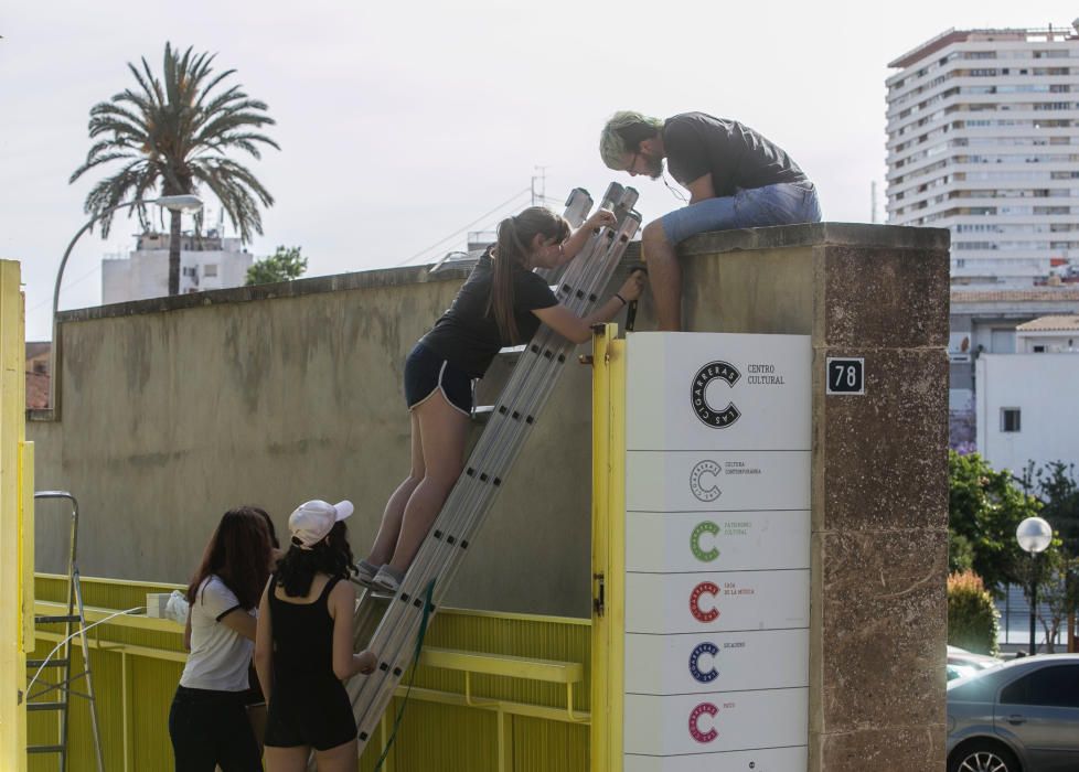 Instalaciones de arquitectura efímera en los museos de Alicante