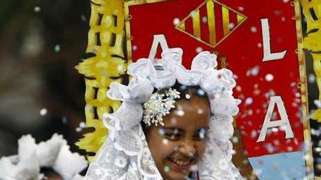 Un instante del coso multicolor del pasado año.