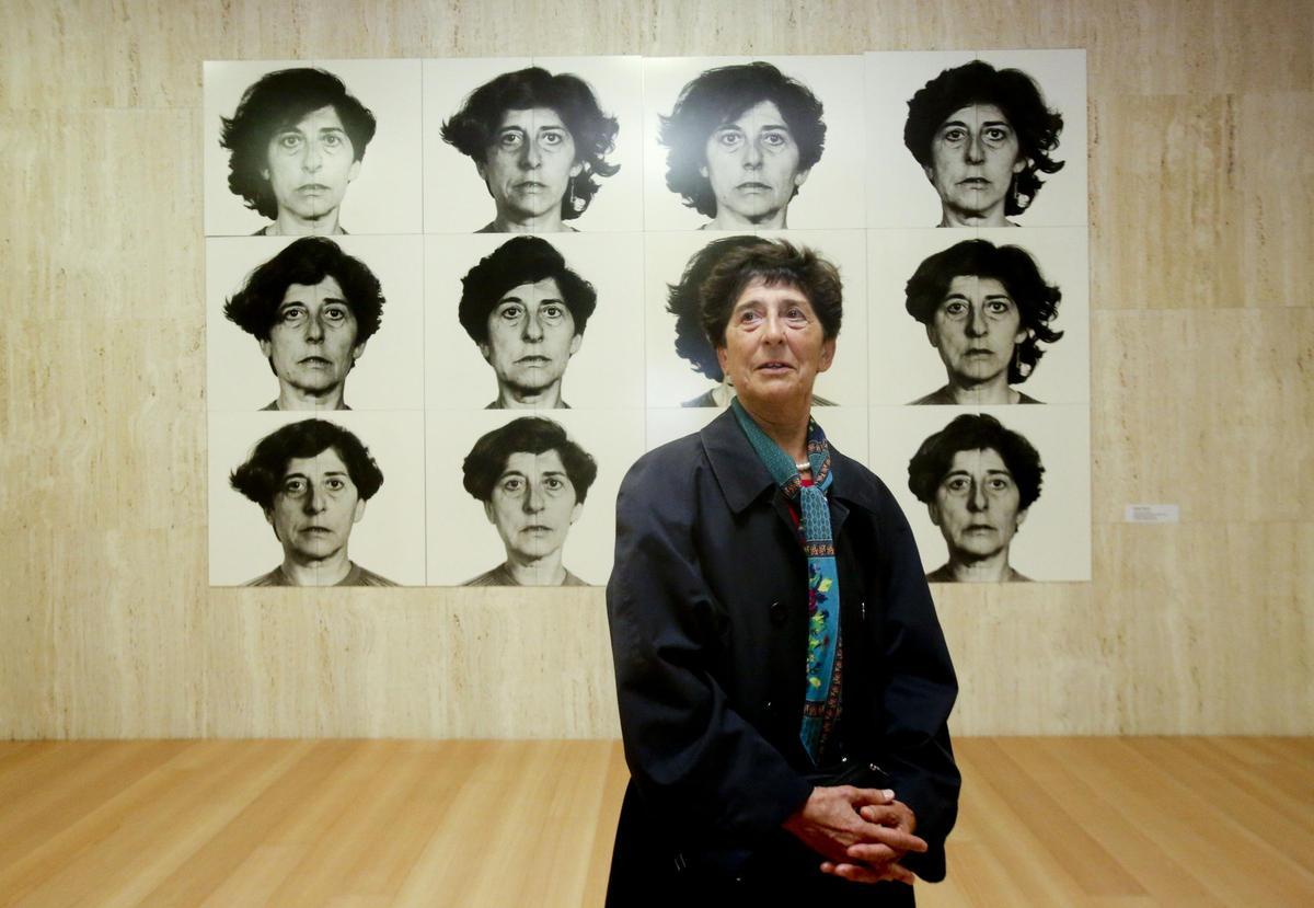 Esther Ferrer, en una visita anterior al MACA