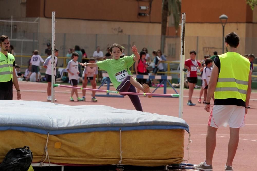 Competición escolar de Atletismo en Cartagena