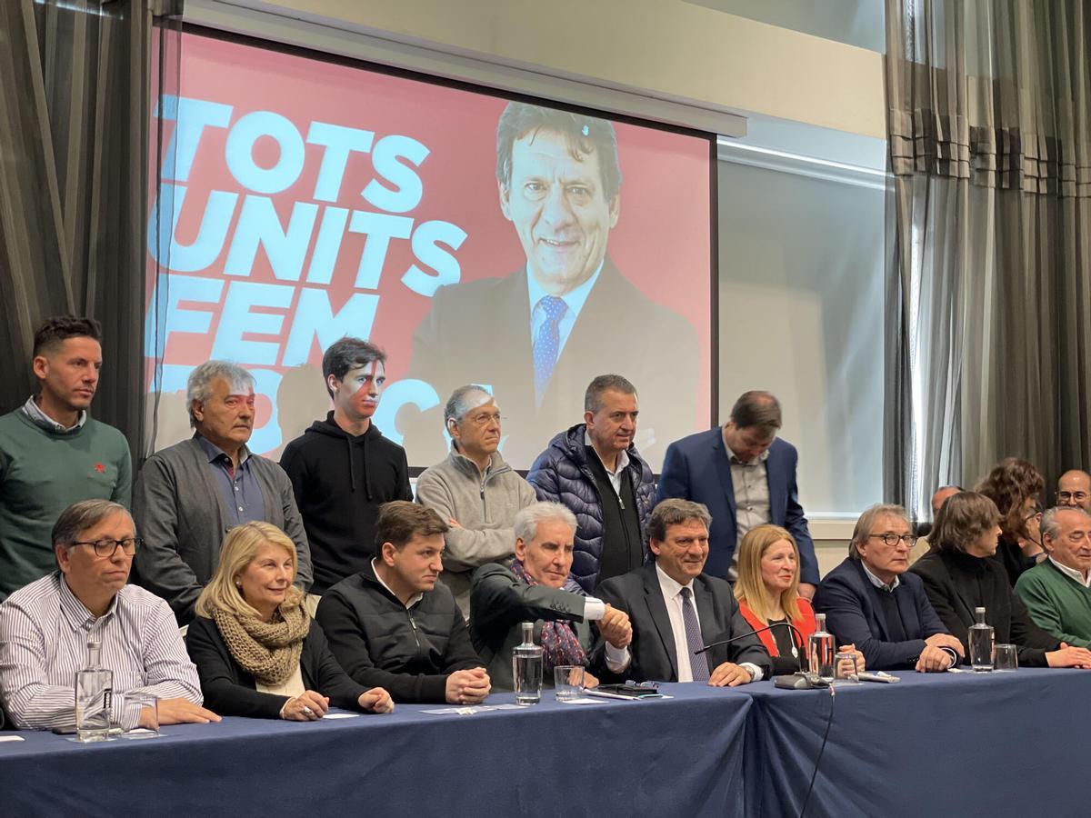 La candidatura de Juanjo Isern, en febrero de 2023.