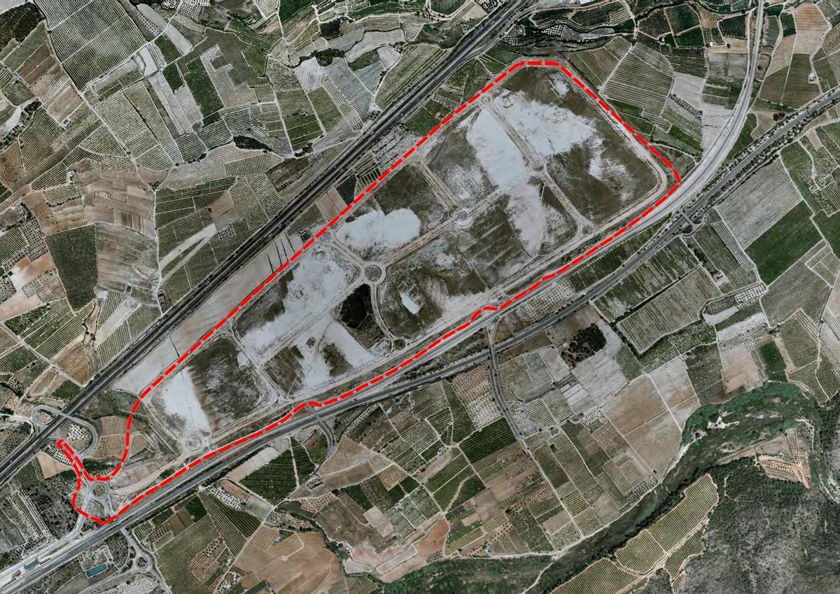 Vista aérea del perímetro de Valpark.