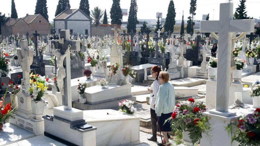 Cementerio en Todos los Santos, en una foto de archivo.