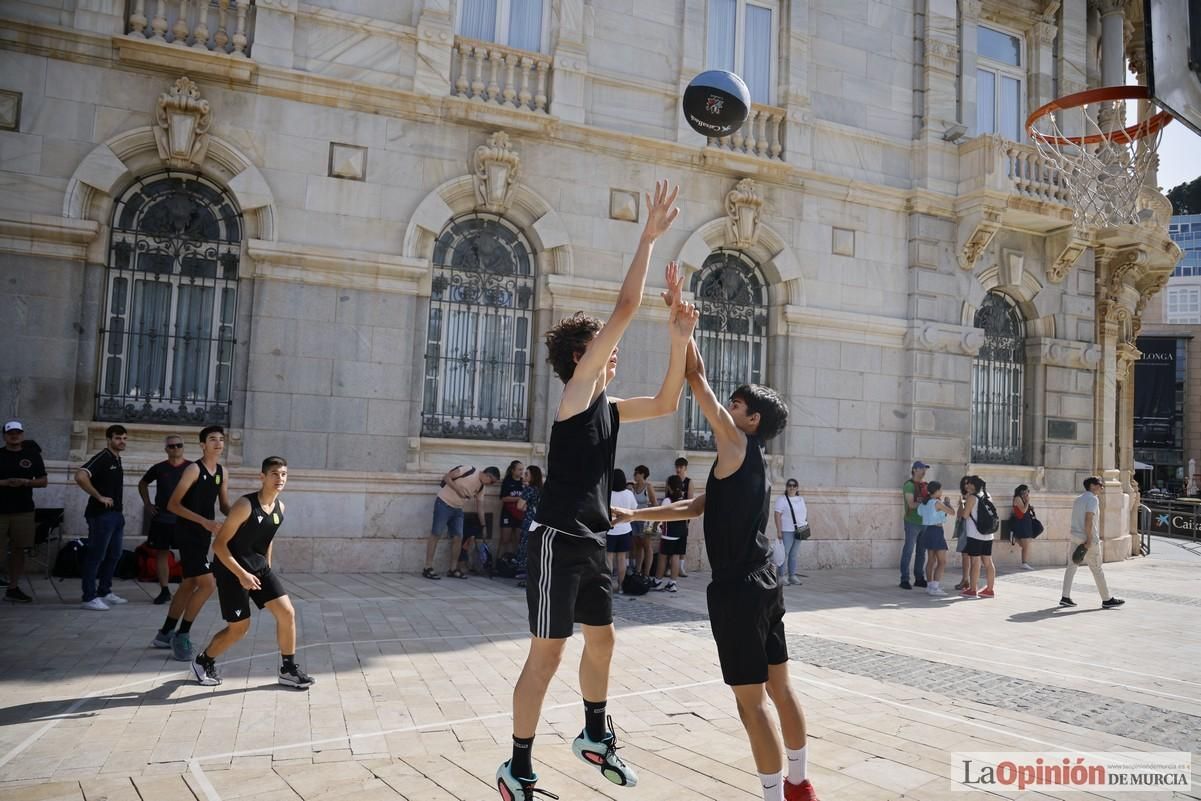 El Circuito 3x3 CaixaBank de baloncesto en Cartagena, en imágenes