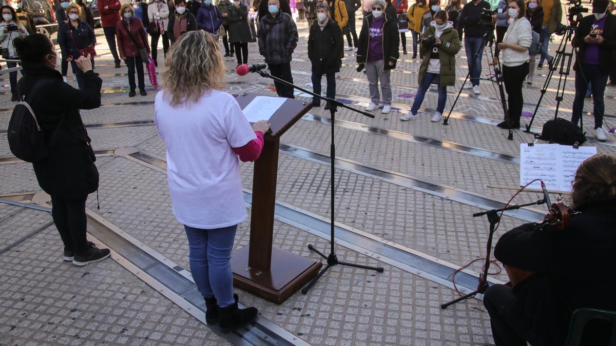 Actos contra la violencia machista en Alcoy