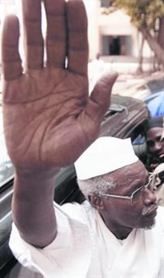 Dictador 8 Hissène Habré, en una imatge del 2005 a Dakar.