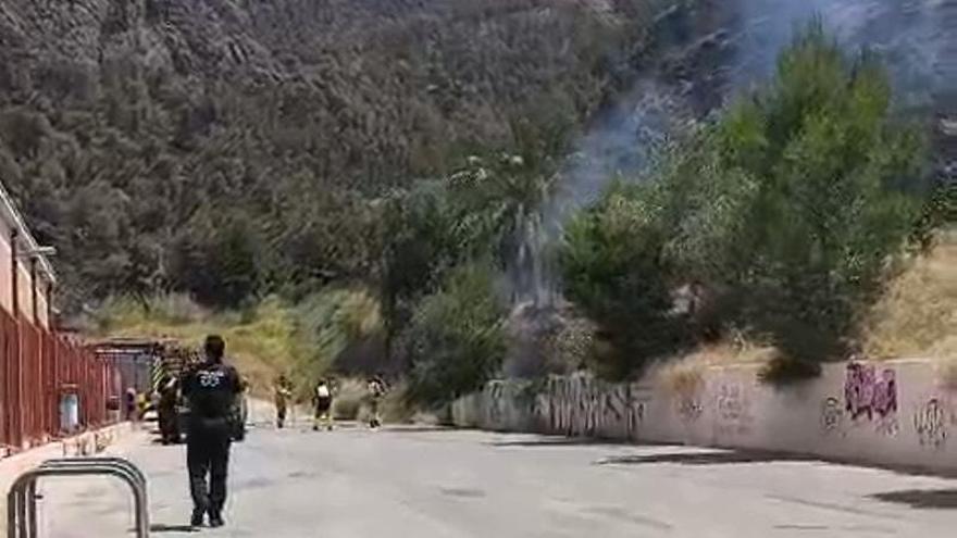 Se origina un nuevo fuego en la zona de Los Garres