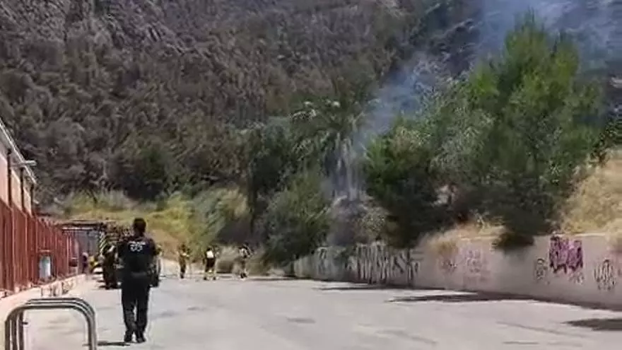 Se origina un nuevo fuego en la zona de Los Garres