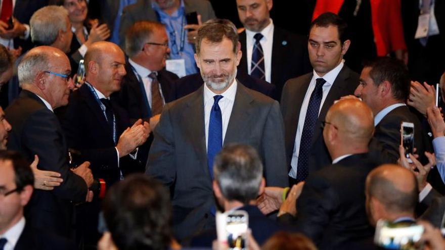 El rey Felipe VI en el XVI congreso de la CEDE.