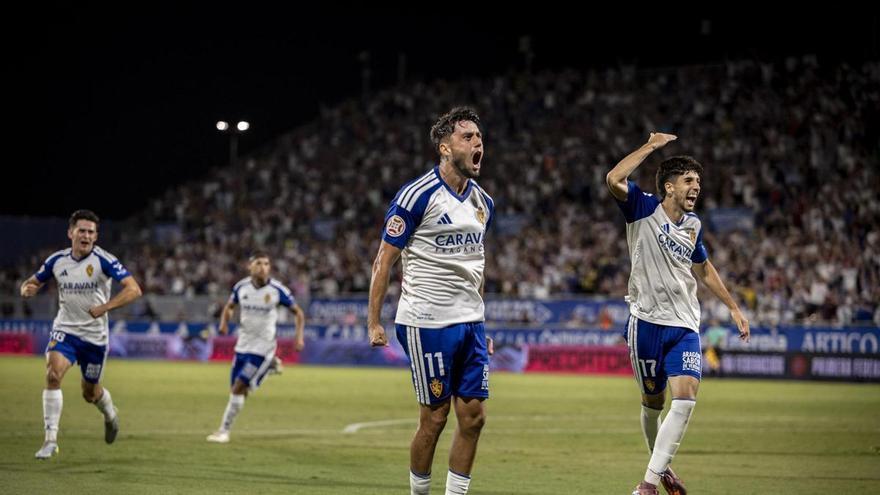Jaume Jardí, mejor que nunca y el más decisivo en Primera RFEF: el extremo zaragocista bate todos sus registros y suma su segundo MVP