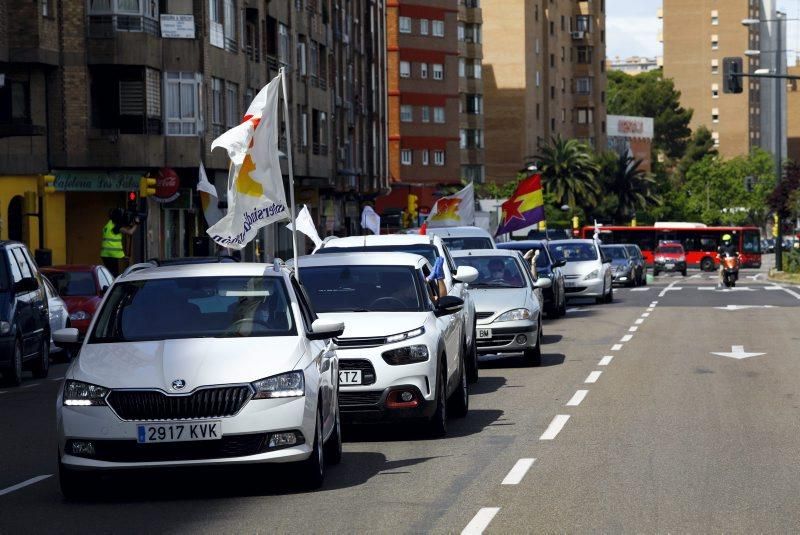 La caravana de Intersindical recorre Zaragoza el 1 de mayo