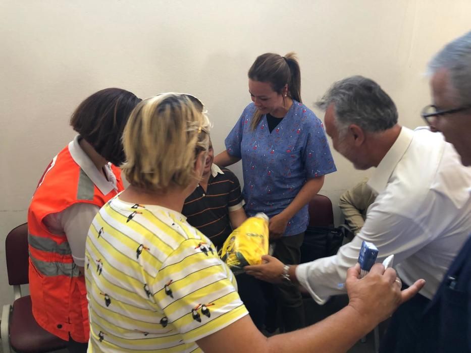 La UD Las Palmas dona ropa deportiva para los afectados del incendio de Gran Canaria