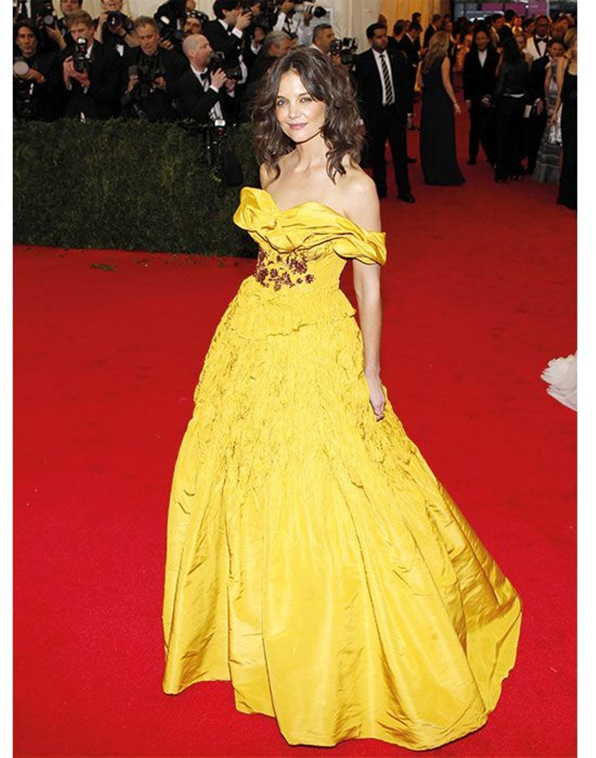 Peor vestida: Katie Holmes