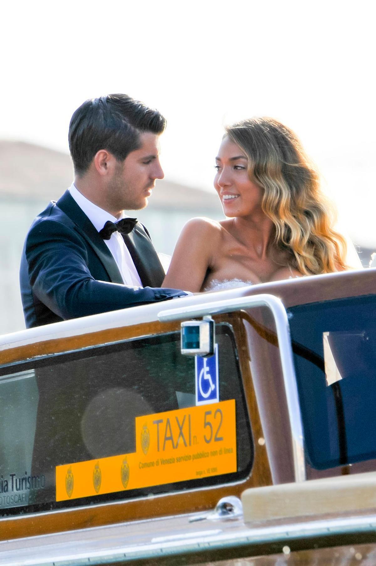 Álvaro Morata y Alice Campello