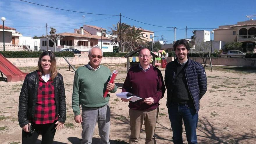 Mejora de una plaza en la Colònia de Sant Jordi