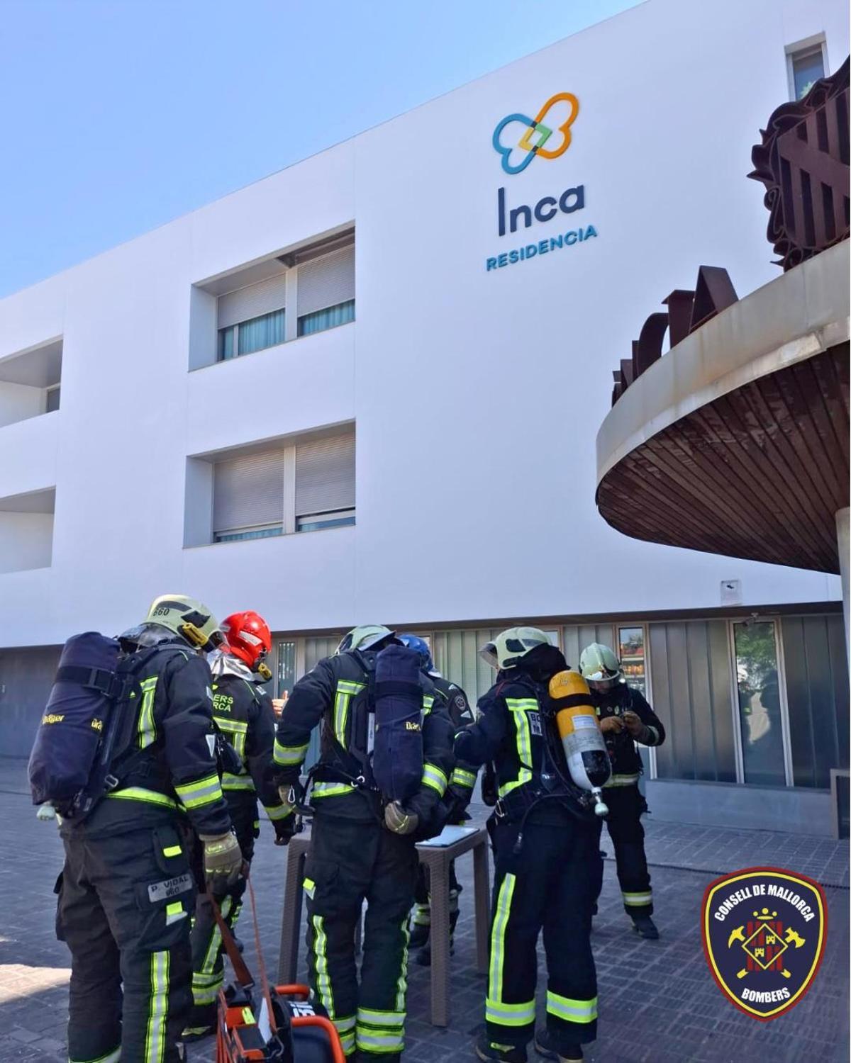Desalojados 124 ancianos al declararse un incendio en una residencia de Inca
