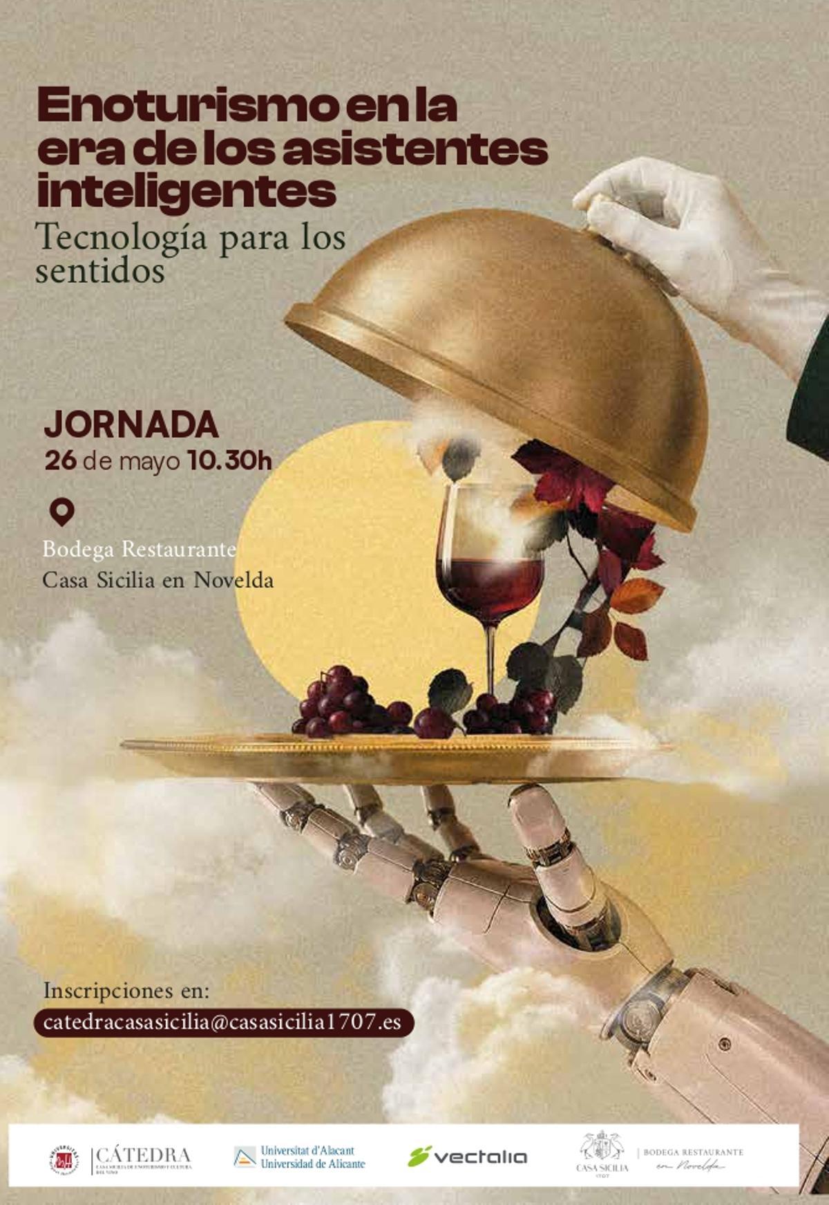 Jornada sobre “El enoturismo en la era de los asistentes inteligentes” en la  Bodega Casa Sicilia de Novelda.