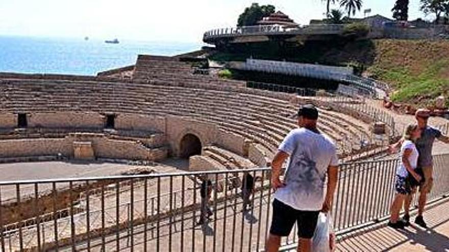 Un grup de turistes a Tarragona