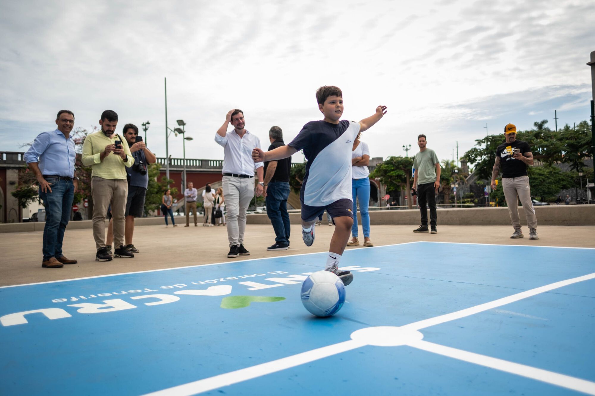 Nueva portería interactiva en Santa Cruz 