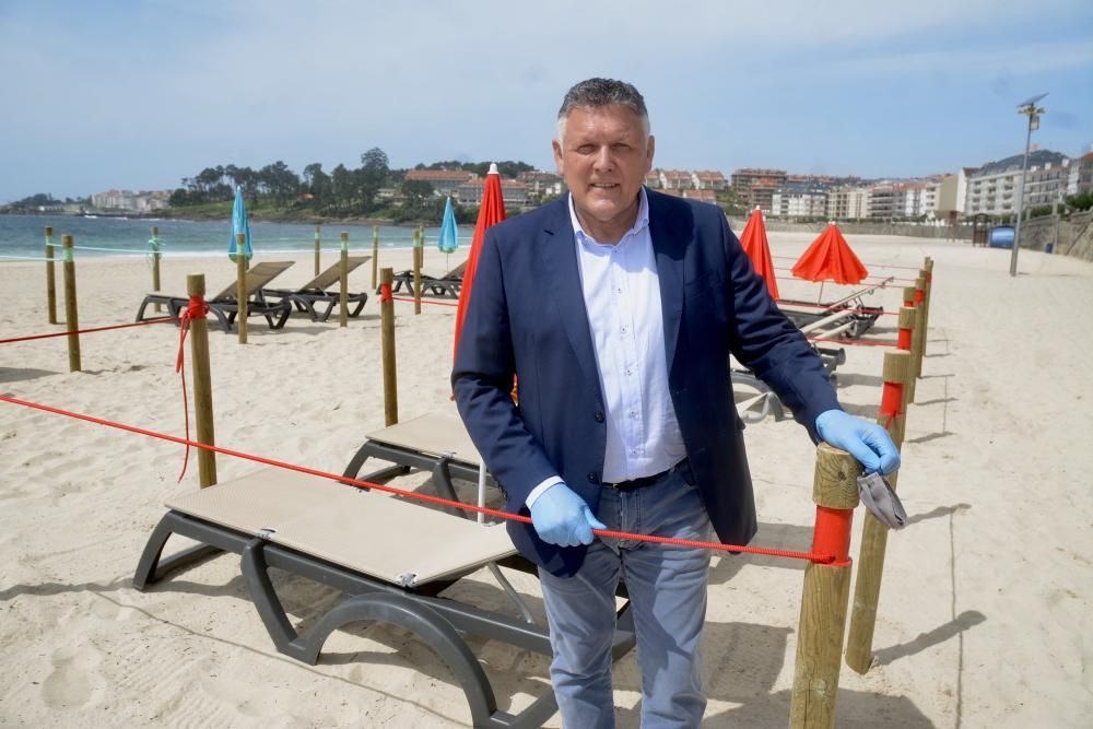 Así se organizará Silgar, la primera playa antiCovid-19 de Galicia