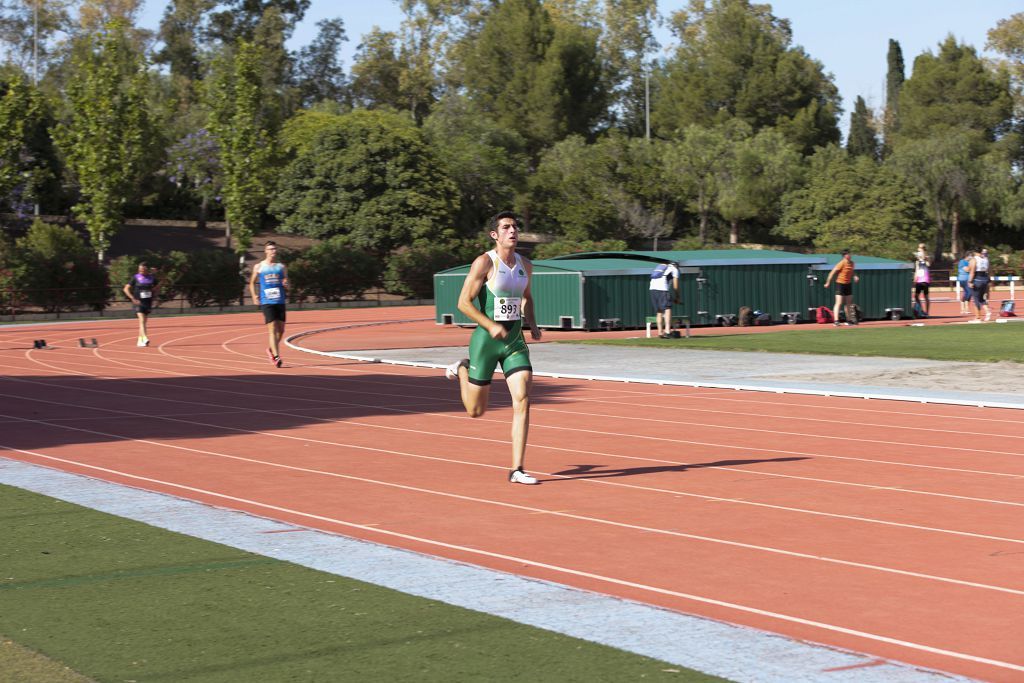 Campeonato regional de atletismo. Primera jornada